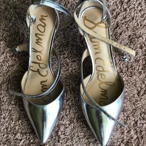 NWOT Sam Edelman Women's Metallic Thea Dress Pumps